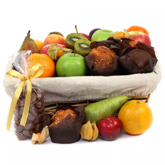 Fruit And Muffins Hampers Delivery to UK