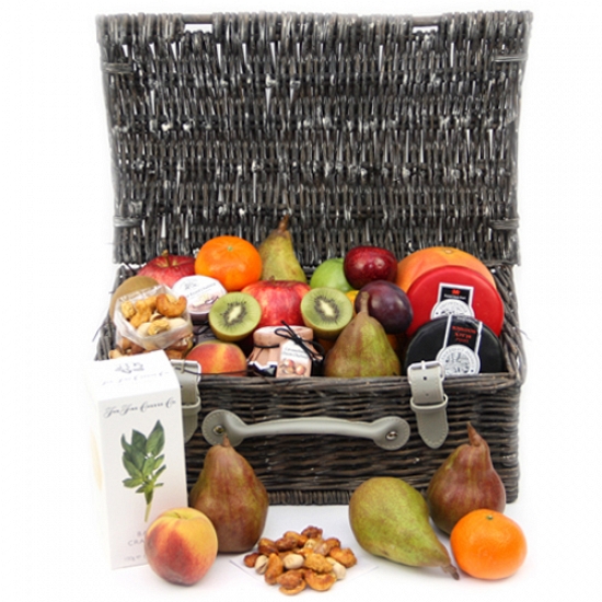 Gourmet Cheese & Fruit Hamper Delivery to UK