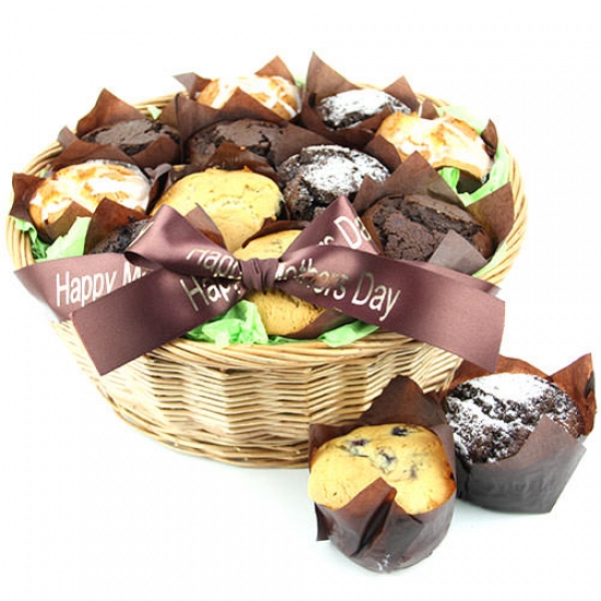 18 Assorted Muffins Basket delivery to UK [United Kingdom]