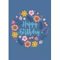 Birthday Card Blue