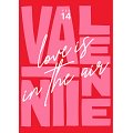 Love In Air Valentine Card