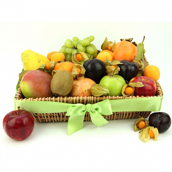 Winter Charm Fruit Basket delivery to UK [United Kingdom]