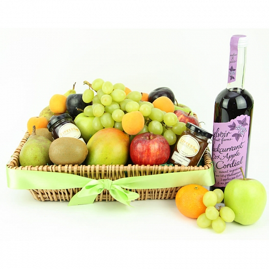 Fruit Lux Hamper Basket delivery to UK [United Kingdom]