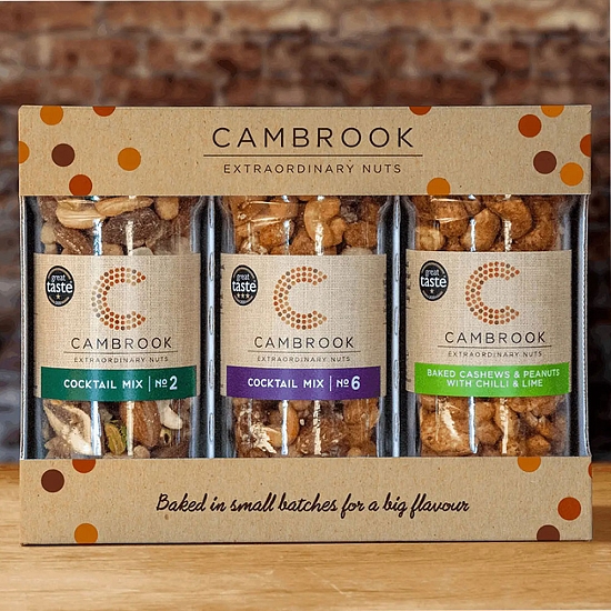 Cambrook Three Jars Nuts Gift Set